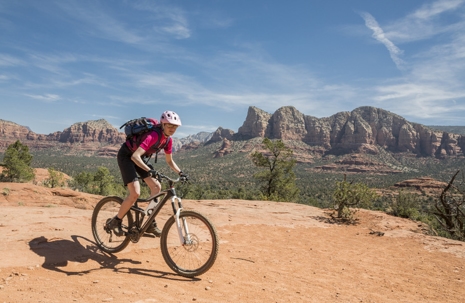 bicyclist in Arizona